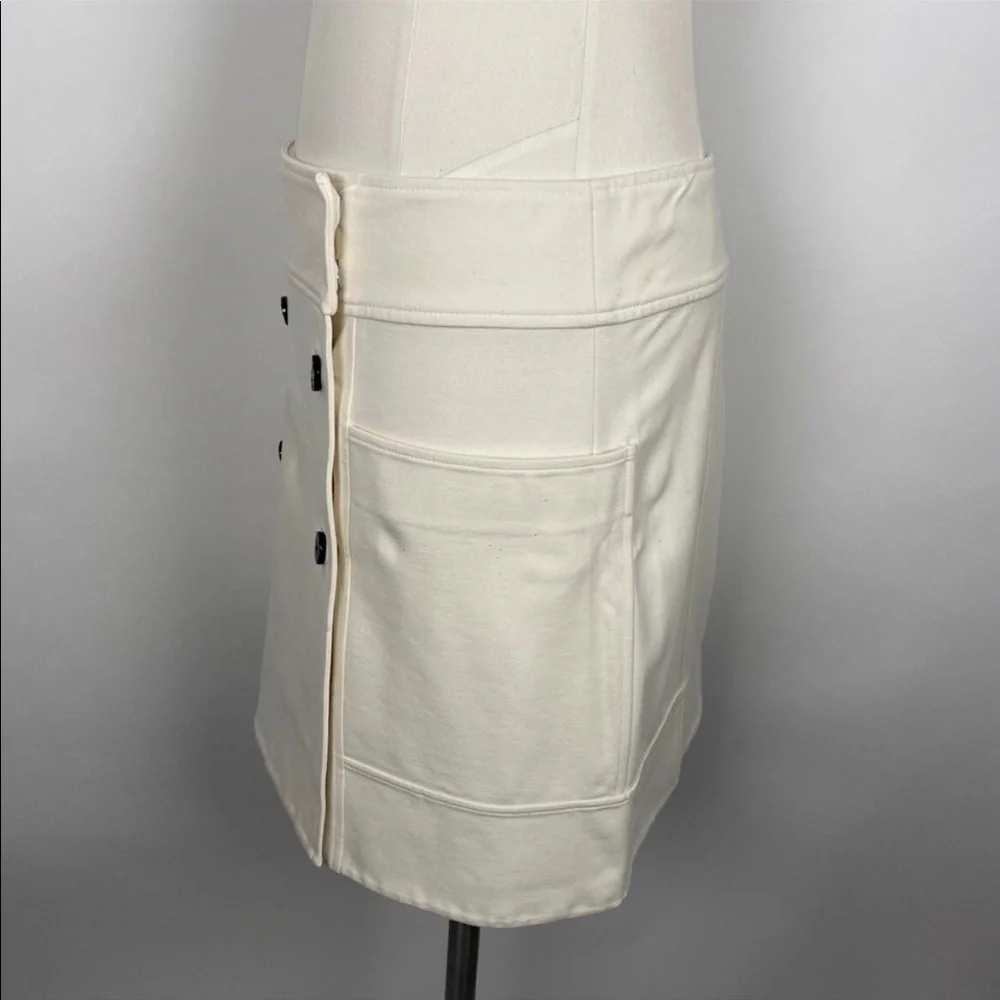 Diane von Furstenberg ecru wrap skirt - Picture 5 of 11